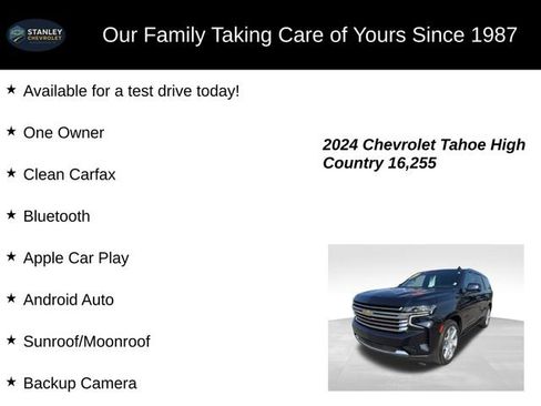 Used 2024 Chevrolet Tahoe High Country AWD/4WD image 9
