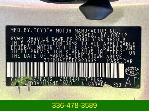 Used 2013 Toyota Corolla L FWD image 27