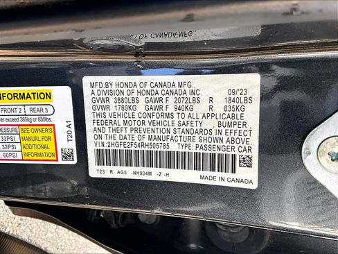 Used 2024 Honda Civic Sport image 34