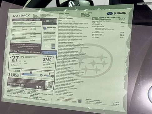 New 2026 Subaru Outback Limited image 25