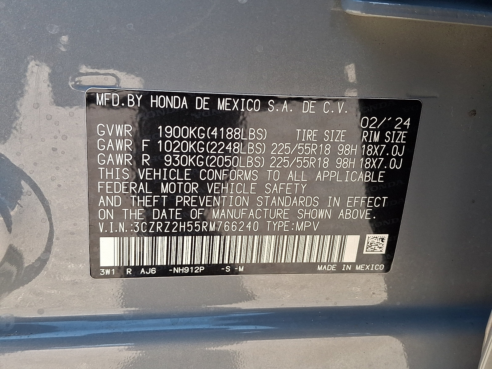 Used 2024 Honda HR-V Sport image 26