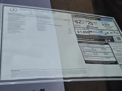 New 2026 Mercedes-Benz GLC 350e 4MATIC image 17