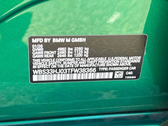 Used 2026 BMW M3 Competition AWD/4WD image 34
