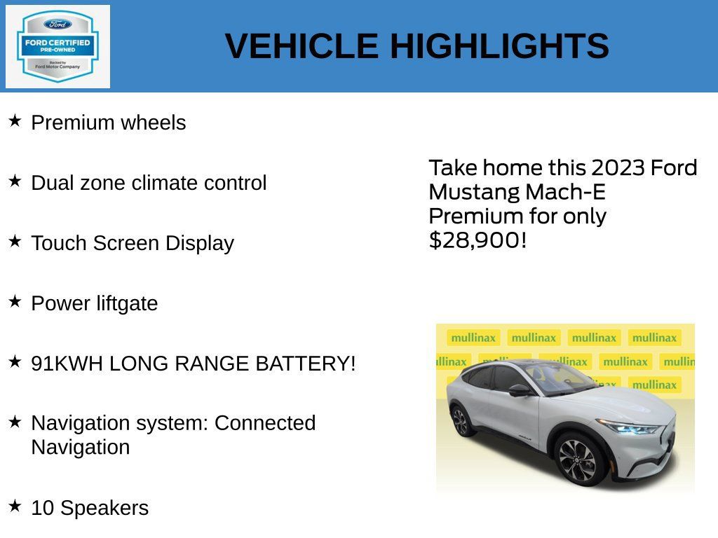 Used 2023 Ford Mustang Mach-E Premium RWD image 21