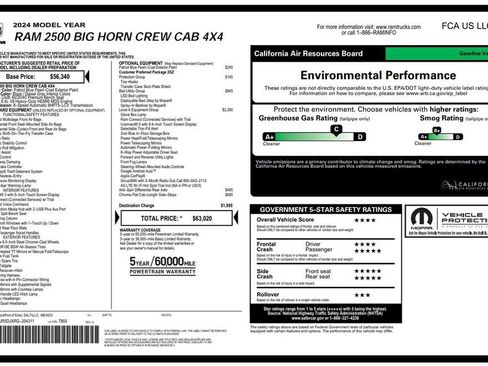 Used 2024 RAM 2500 Big Horn w/ Bed Utility Group image 5