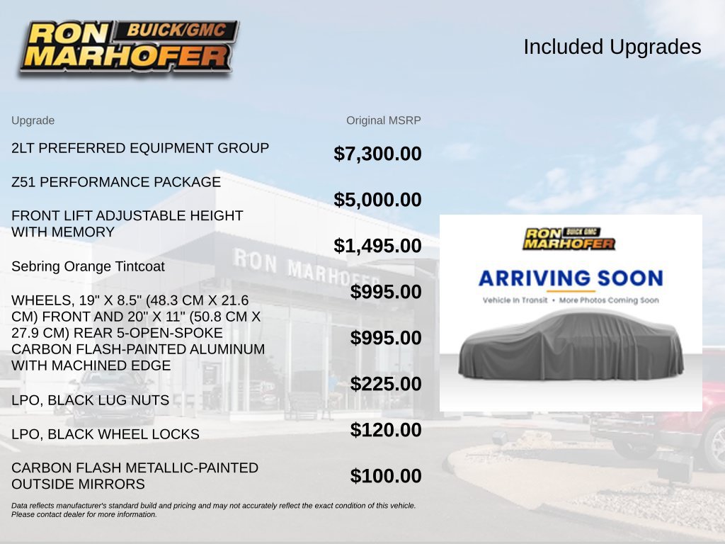Used 2020 Chevrolet Corvette Stingray Preferred Cpe w/ 2LT Preferred Equipment Group RWD image 2