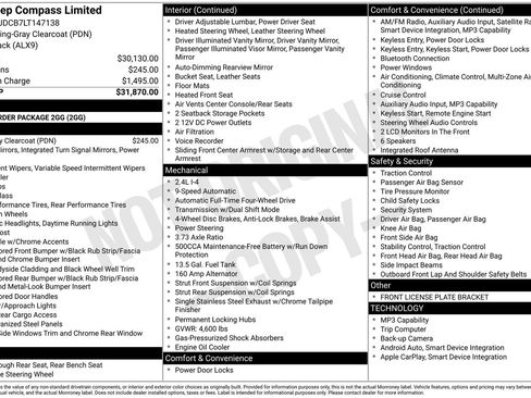 Used 2020 Jeep Compass Limited image 6