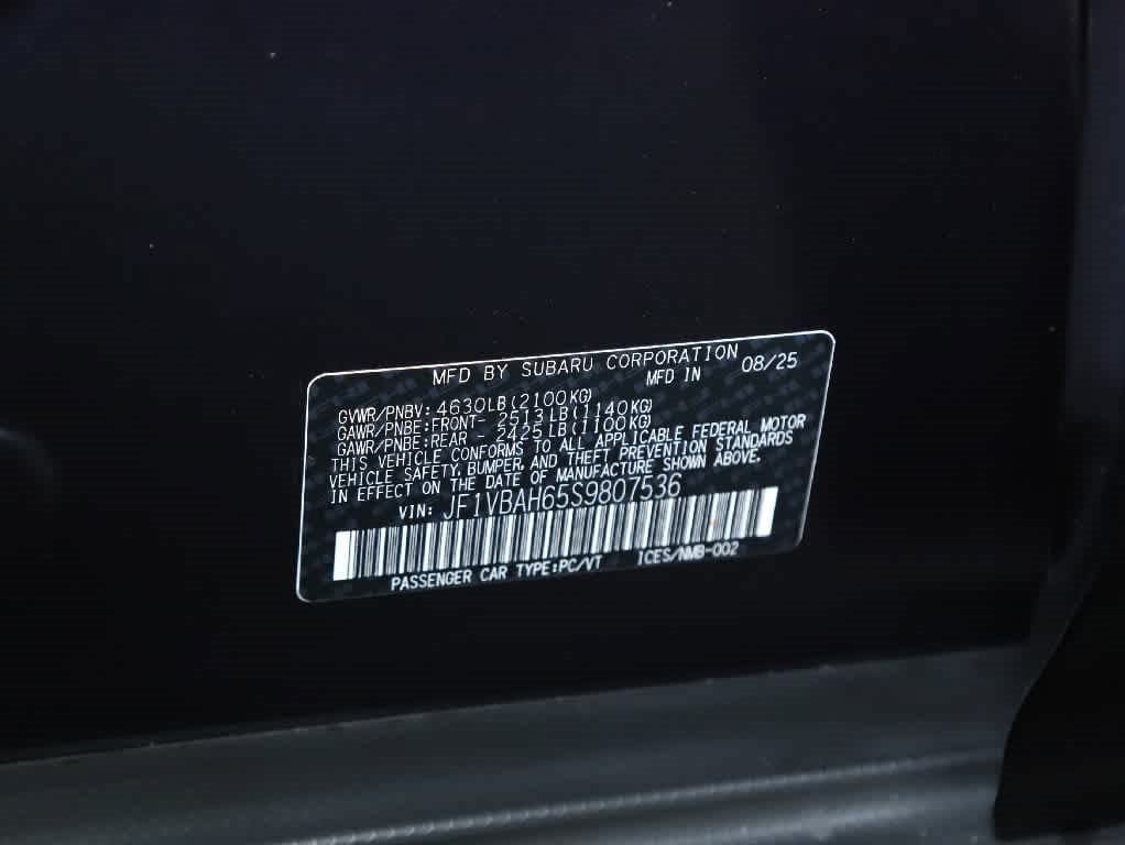 Certified 2025 Subaru WRX Premium AWD/4WD image 19