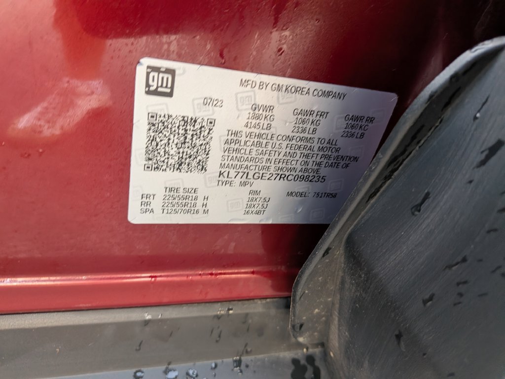 Used 2024 Chevrolet Trax RS w/ Driver Confidence Package FWD image 34