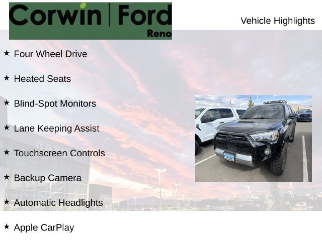 Used 2022 Toyota 4Runner TRD Off-Road Premium w/ TRD Black Wheel Package (TMS) AWD/4WD image 8