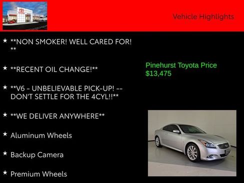 Used 2014 INFINITI Q60 Journey w/ Premium Package image 13