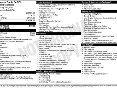 Used 2020 Hyundai Santa Fe SEL w/ Cargo Package FWD image 2