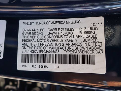 Used 2018 Honda Accord Touring image 56