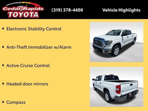 Certified 2018 Toyota Tundra SR5 w/ SR5 Upgrade Package AWD/4WD image 29
