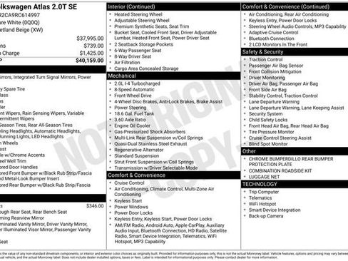 Used 2024 Volkswagen Atlas SE FWD image 17
