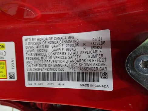 Used 2022 Honda Civic Touring image 22