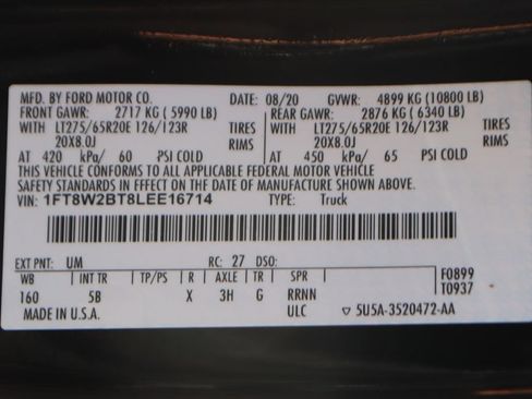 Used 2020 Ford F250 Lariat AWD/4WD image 58