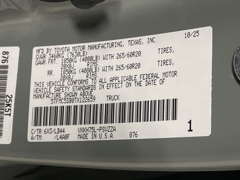 Used 2026 Toyota Tundra 1794 Edition image 36