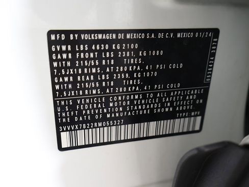 Used 2024 Volkswagen Taos SE w/ Panoramic Sunroof Package AWD/4WD image 54