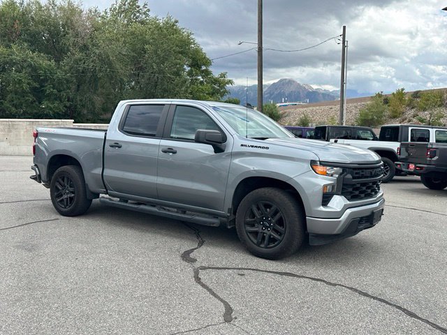 Used 2024 Chevrolet Silverado 1500 Custom w/ Turbomax Blackout Package AWD/4WD image 10