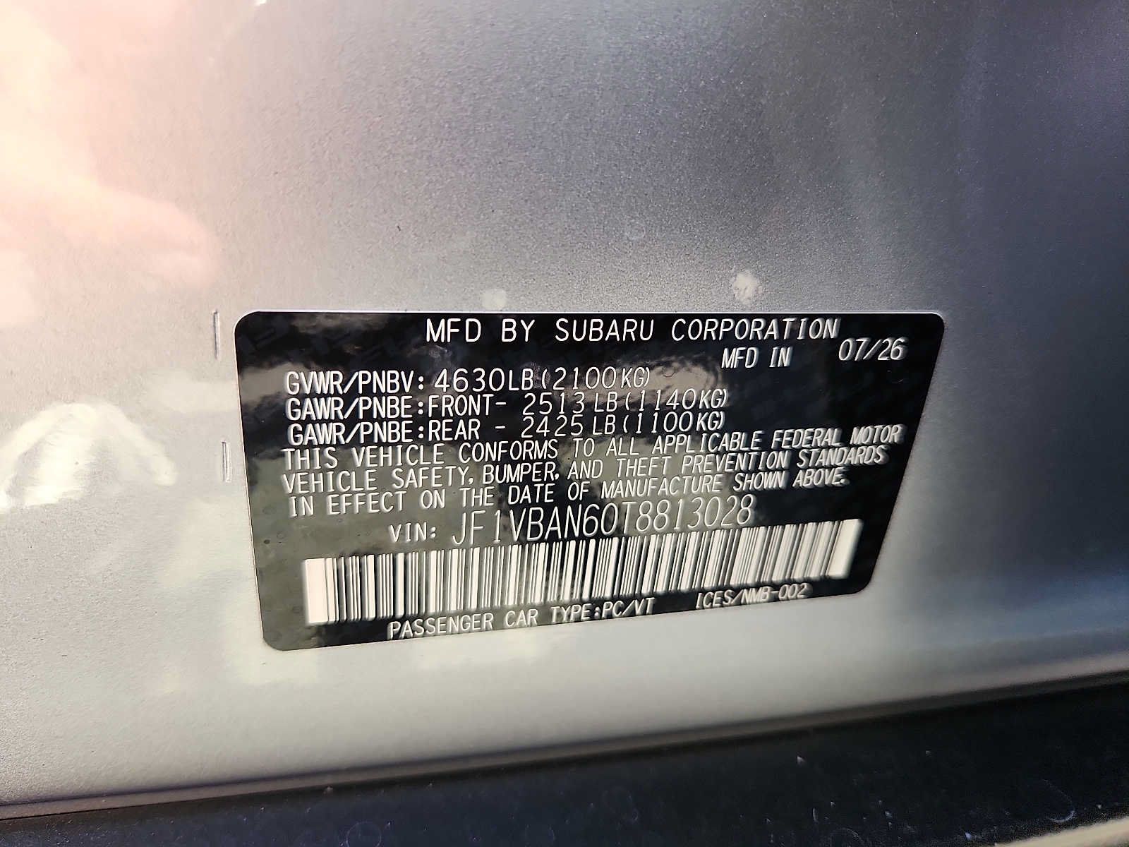 New 2026 Subaru WRX Limited AWD/4WD image 11