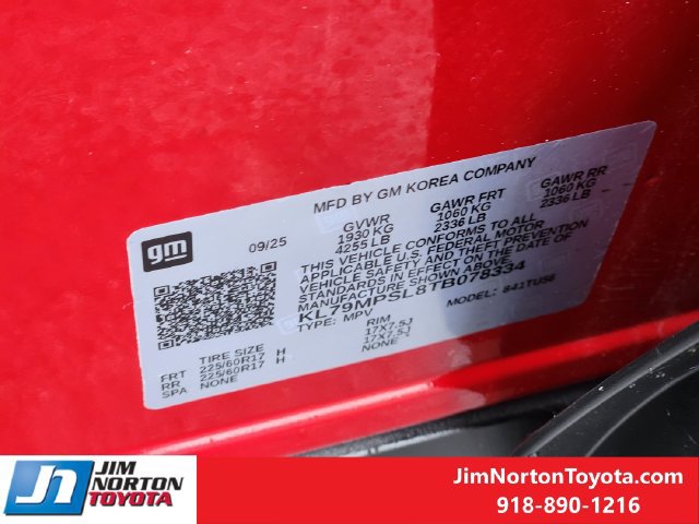 Used 2026 Chevrolet TrailBlazer LT w/ LT Cold Weather Package FWD image 33
