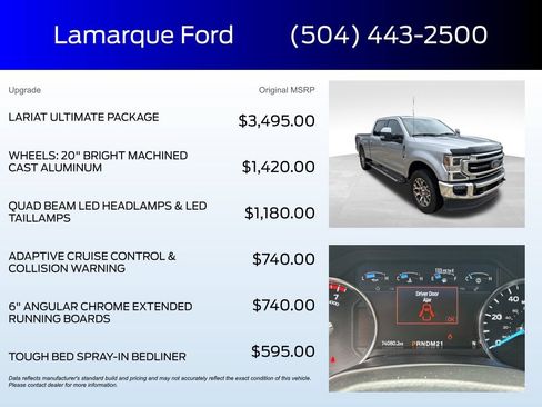 Used 2021 Ford F250 Lariat w/ Lariat Ultimate Package AWD/4WD image 2