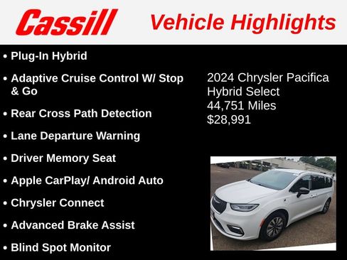Used 2024 Chrysler Pacifica Limited FWD image 3