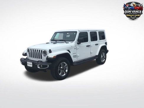 Used 2022 Jeep Wrangler Unlimited Sahara w/ LED Lighting Group AWD/4WD image 1