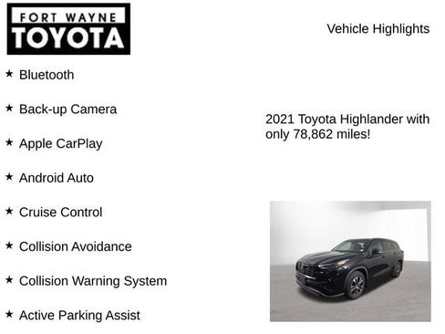Used 2021 Toyota Highlander XLE AWD/4WD image 7