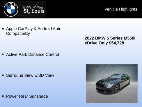 Used 2022 BMW M550i xDrive w/ Executive Package AWD/4WD image 24