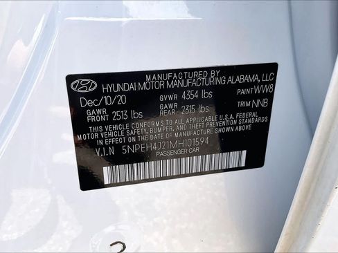Used 2021 Hyundai Sonata Limited FWD image 34