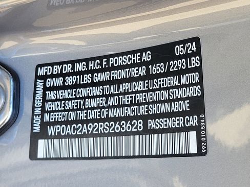 Certified 2024 Porsche 911 GT3 image 36