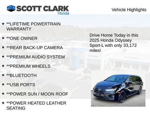 Used 2025 Honda Odyssey Sport-L image 11