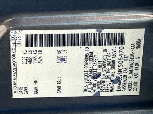 Used 2023 Nissan Maxima SR w/ Sport Mat Group image 34