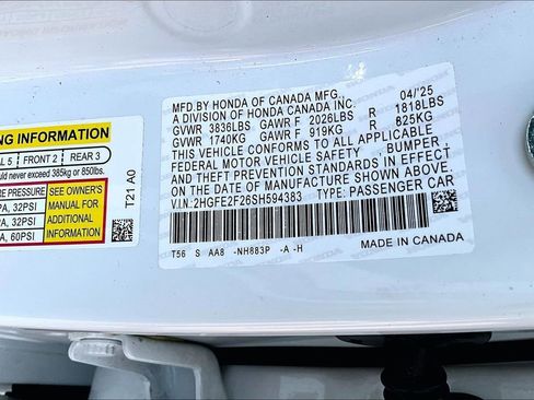 Used 2025 Honda Civic LX image 16