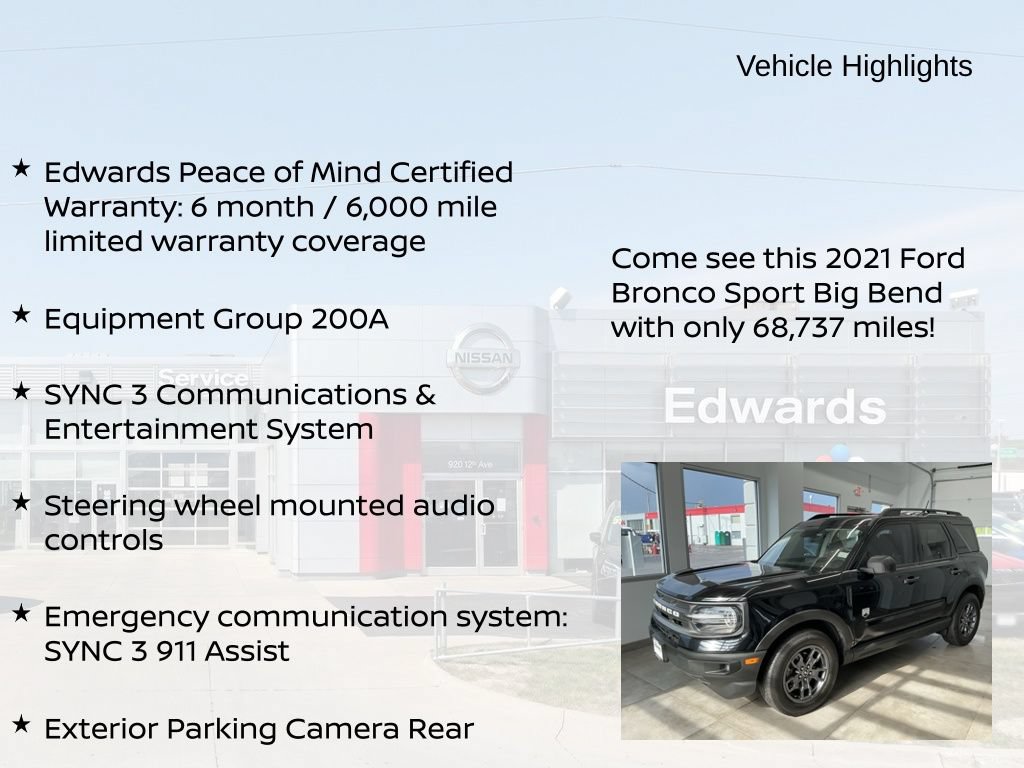 Used 2021 Ford Bronco Sport Big Bend AWD/4WD image 10