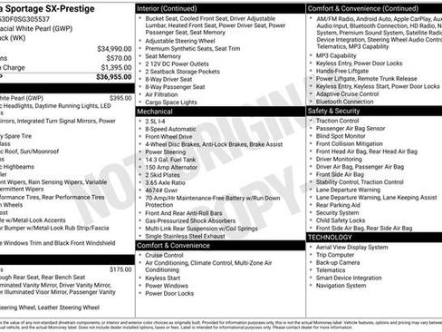 Used 2025 Kia Sportage SX FWD image 7