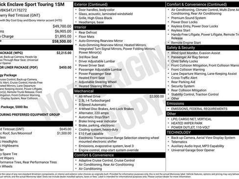 New 2026 Buick Enclave Sport Touring w/ Power Package image 27