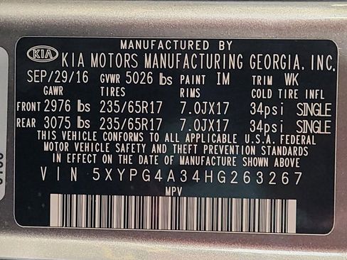 Used 2017 Kia Sorento LX w/ LX Convenience Package image 33