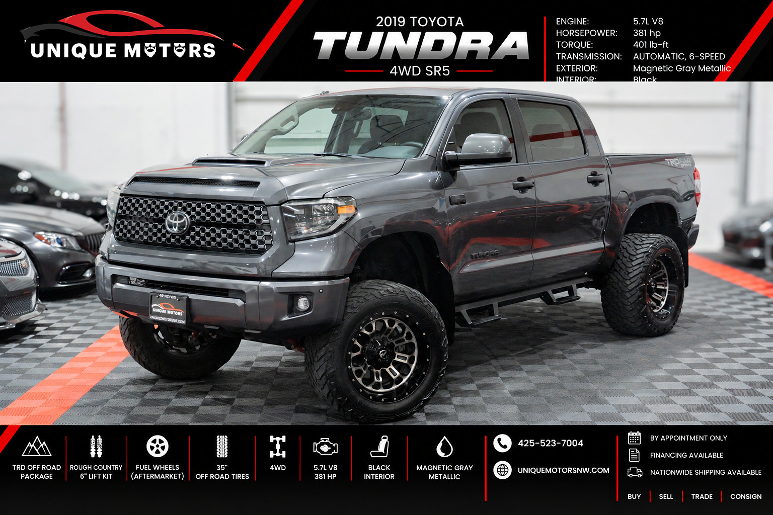 Used 2019 Toyota Tundra SR5 AWD/4WD image 1