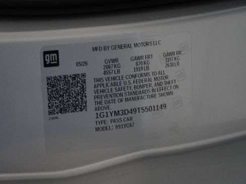 New 2026 Chevrolet Corvette E-Ray AWD/4WD image 26