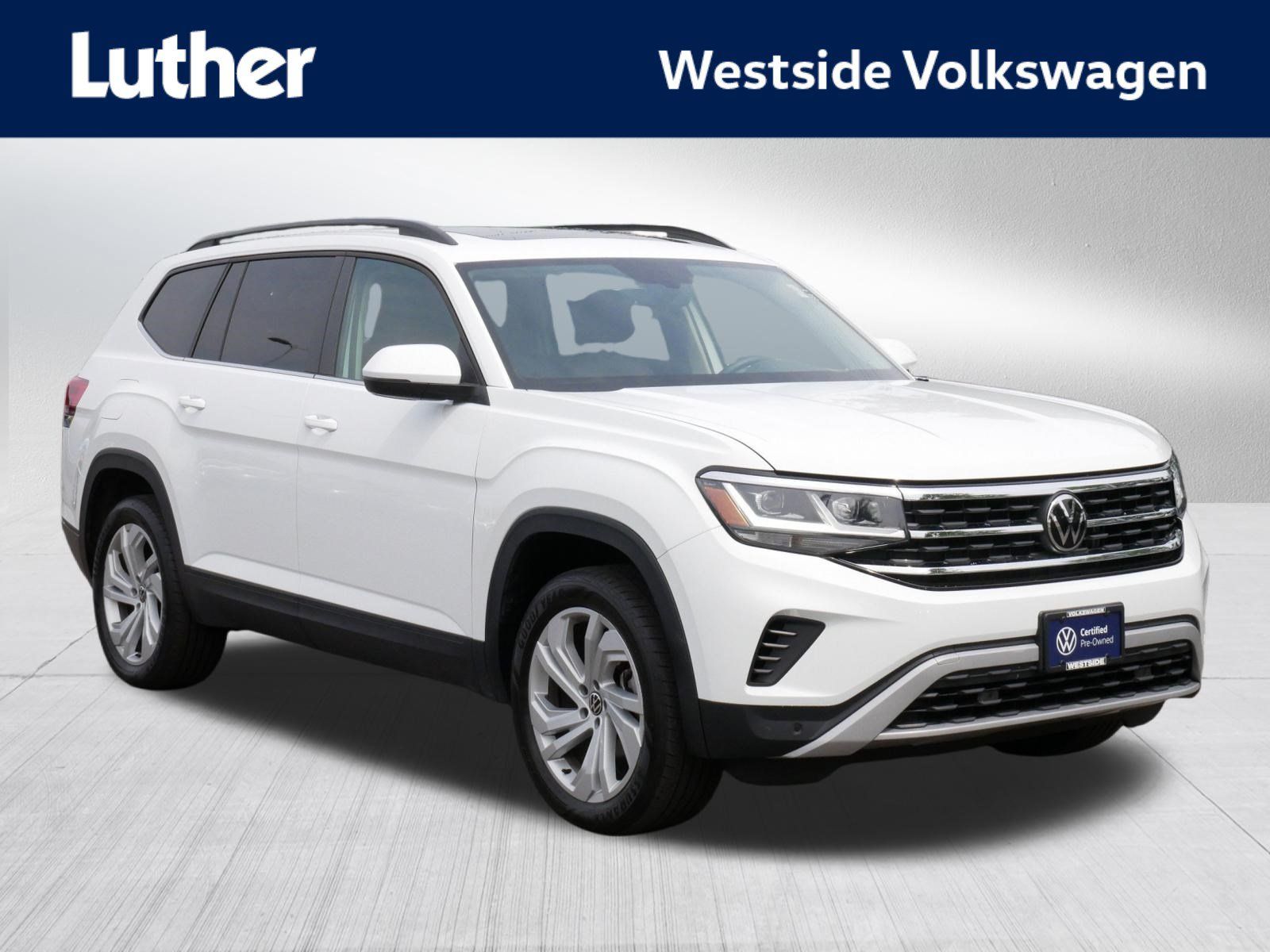 Certified 2023 Volkswagen Atlas SE w/ Panoramic Sunroof Package AWD/4WD image 1