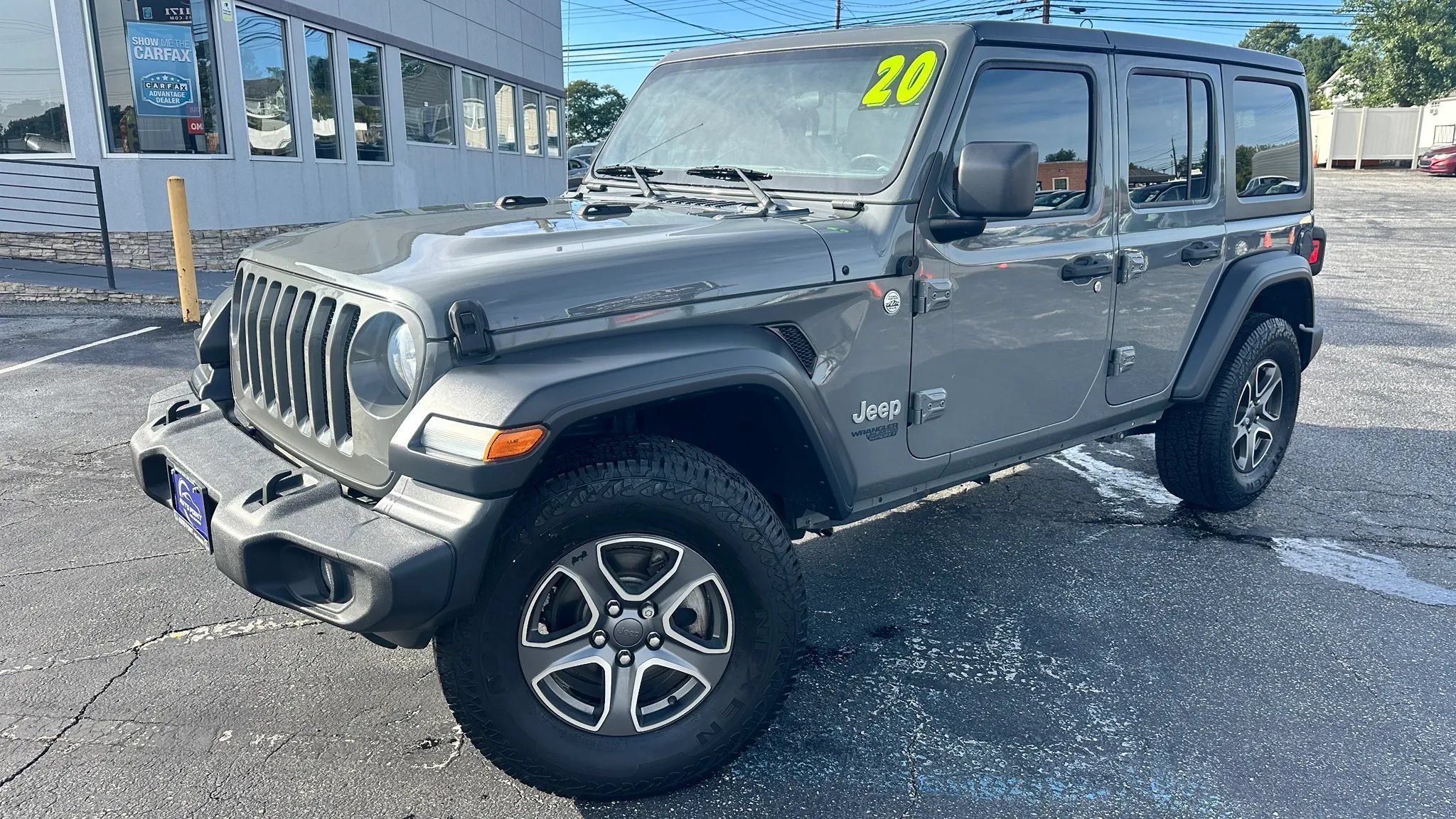 Used 2020 Jeep Wrangler Unlimited Sport w/ Technology Group AWD/4WD image 1