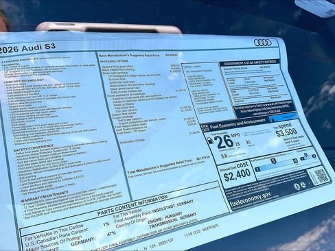 New 2026 Audi S3 Premium image 18