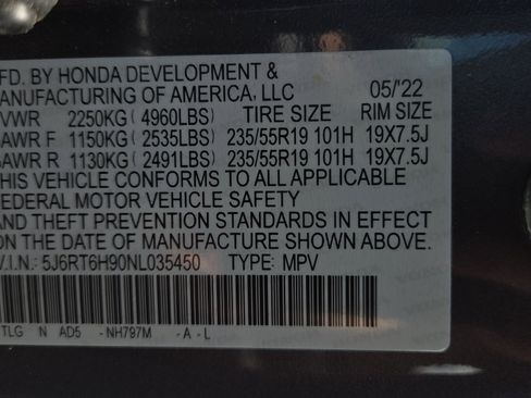 Used 2022 Honda CR-V Touring image 22