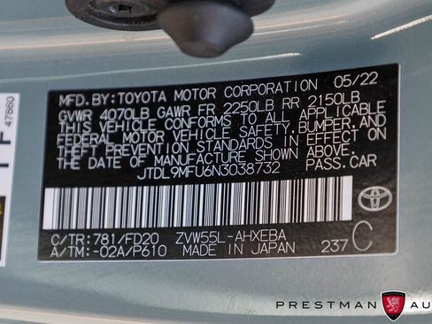 Used 2022 Toyota Prius LE AWD/4WD image 36