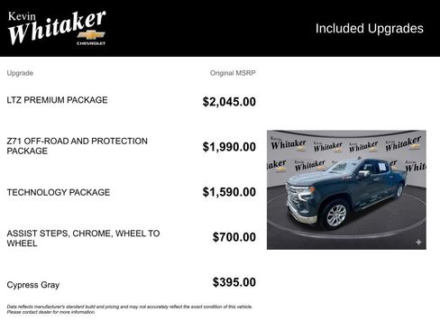 Certified 2026 Chevrolet Silverado 1500 LTZ w/ LTZ Premium Package AWD/4WD image 37