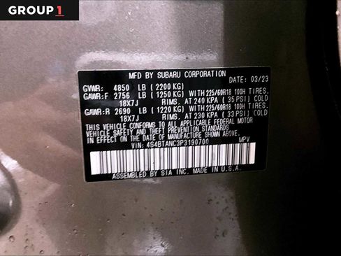 Used 2023 Subaru Outback Limited image 37