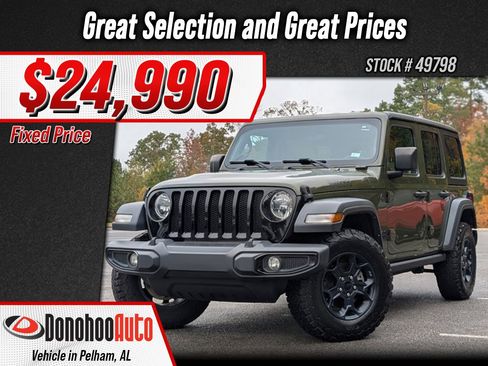 Used 2023 Jeep Wrangler Unlimited Sport image 1